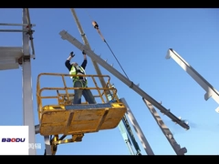 ساختمان گالوانیزه ذخیره سازی ساختار فولاد سبک دفتر ساخت ساخت ساخت ساخت فولاد سبک