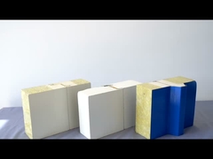 عایق ساندویچ پانل پشم سنگ با مقاومت آکوستیک آب بندی PU