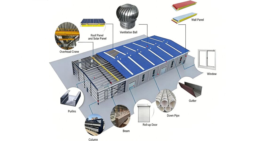 انبار فولاد پیش ساخته