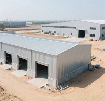 Large Scale Garages Prefab Warehouse Building Kits Versatile